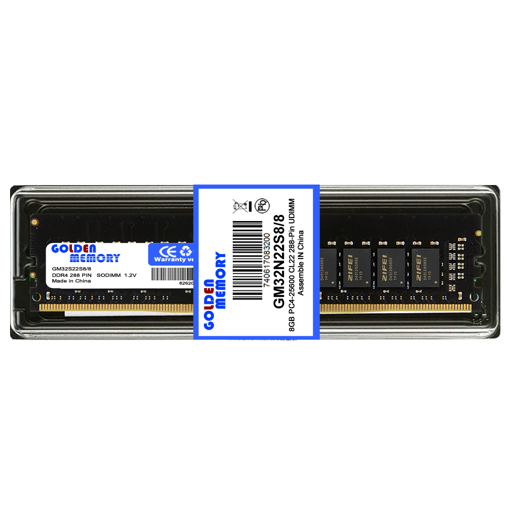 MEMORIA RAM DDR4 8GB 3200MHZ GOLDEN PC PRINCIPA DISIPADOR.fw