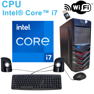CPU Intel Core i7-11700 / 11va Gen / Ram DDR4 8gb / Disco Sólido M.2 256gb Nvme / WI-FI / PRECIO INCLUYE IVA Y FACTURA