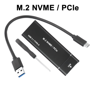 ENCLOSURE M.2 NVME - PCIe USB 3.1 / EXTERNAL CASE M.2 / PRECIO INCLUYE IVA Y FACTURA