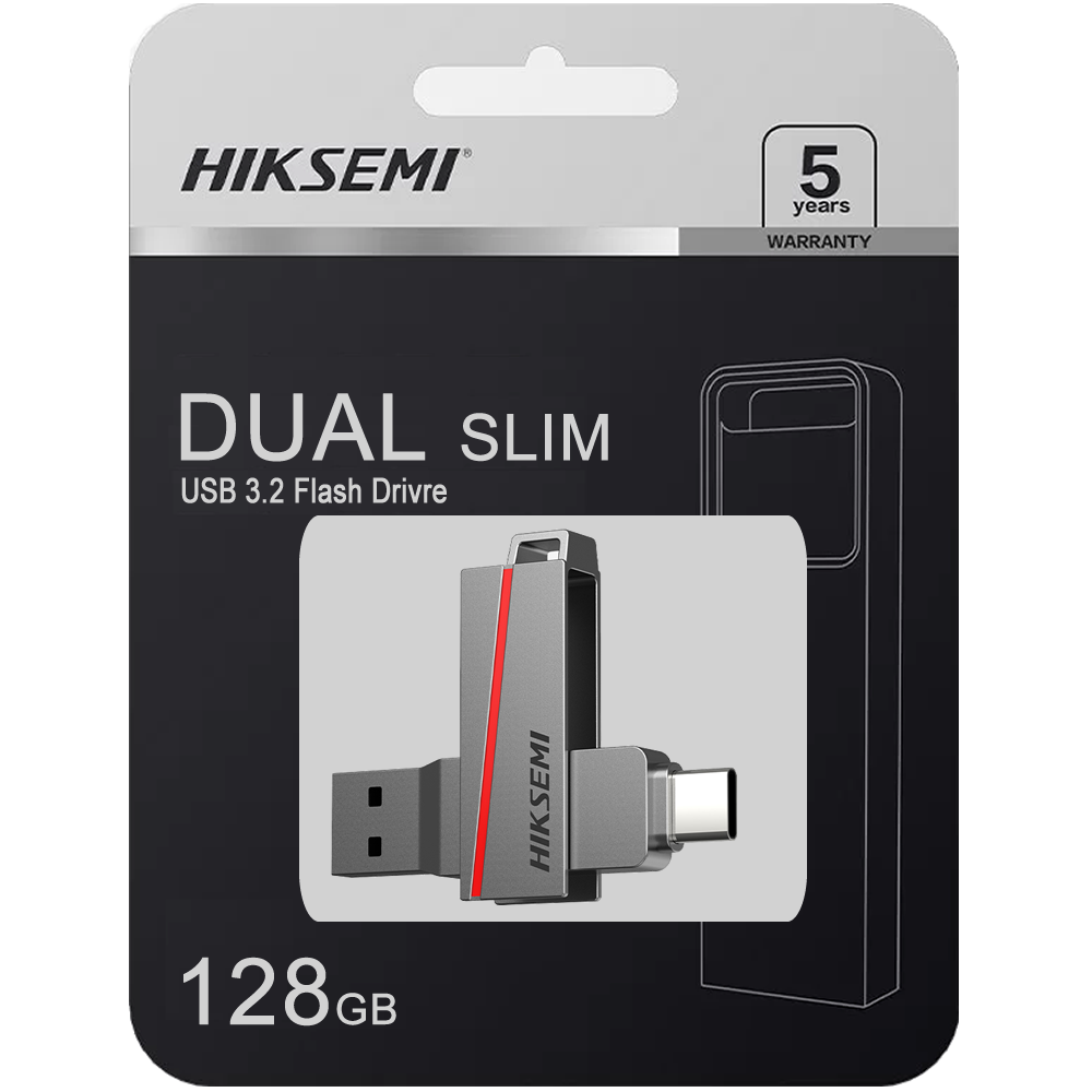 FLASH MEMORY 128GB DUAL HIKSEMI METALICA PRINCIPAL.fw